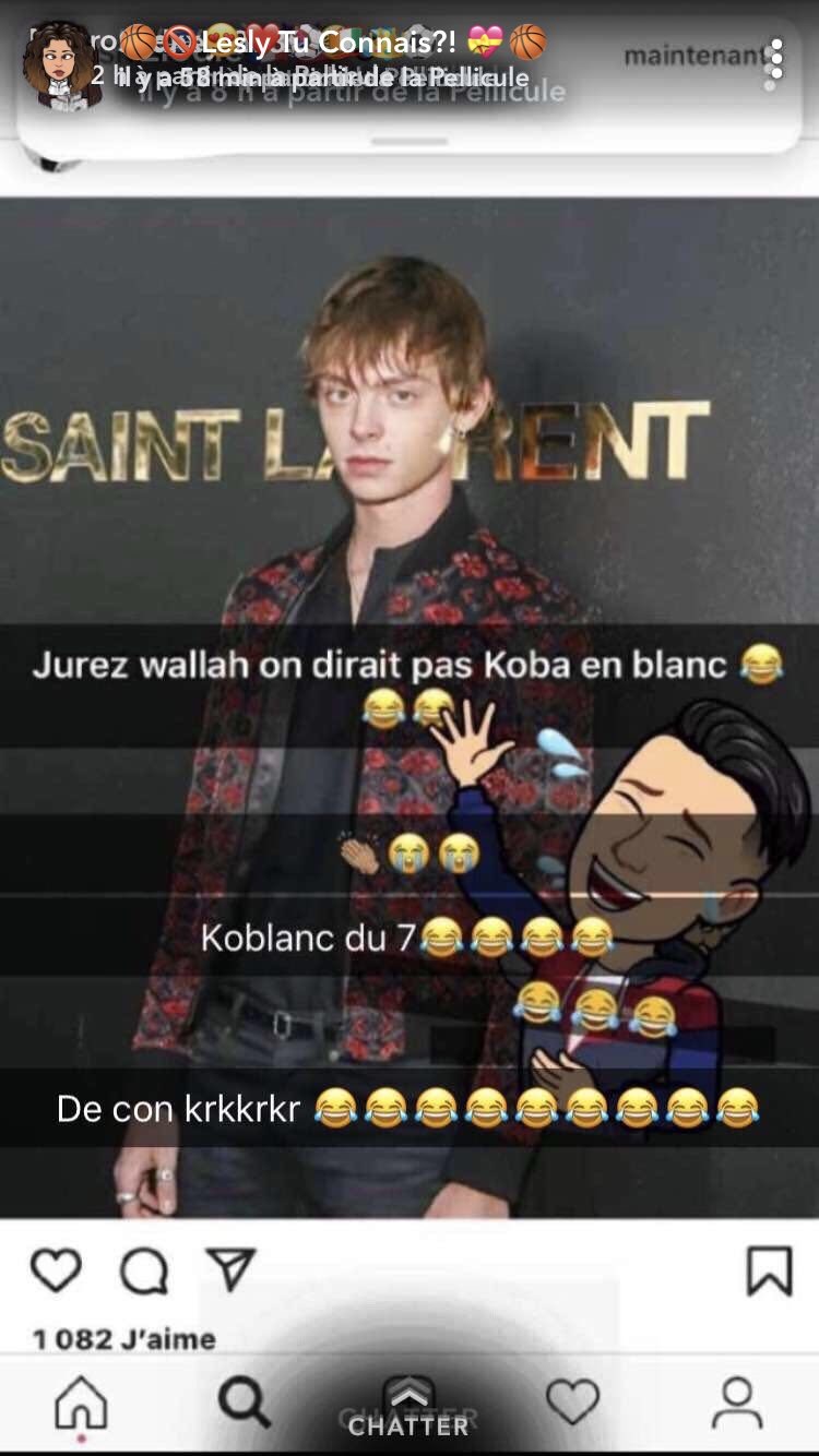 Jurez wallah on dirait pas Koba en blanc 😂😂😂
Koblanc du 7

De con krkkrkr
