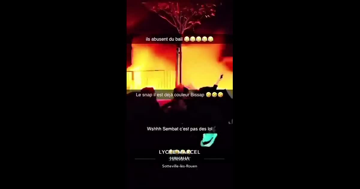 Blocus le snap il est deja violet sotteville-les-rouen